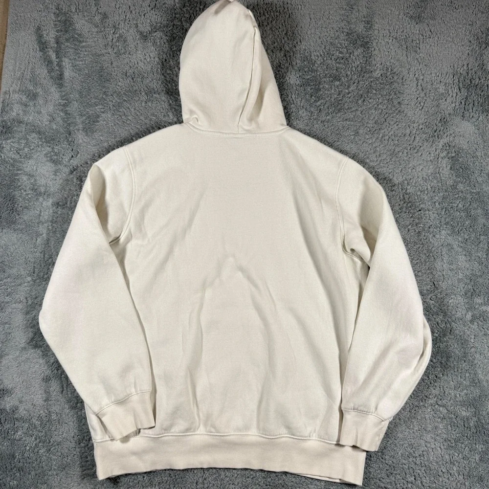 The North Face Cream Pullover‎ Hoodie Sweatshirt Graphic Mens Size XL